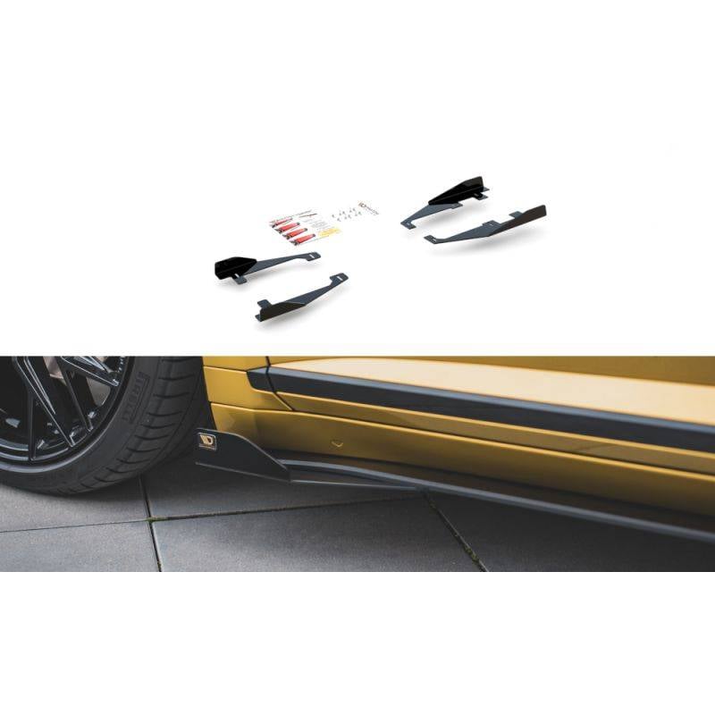 Maxton - Side Flaps Volkswagen Arteon R-Line Sedan / Shooting Brake Mk1 Rabats Brillant