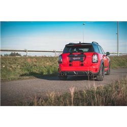 Maxton - Lames De Pare-Chocs Arrière Latérales Mini Countryman Mk2 F60 JCW Noir Brillant