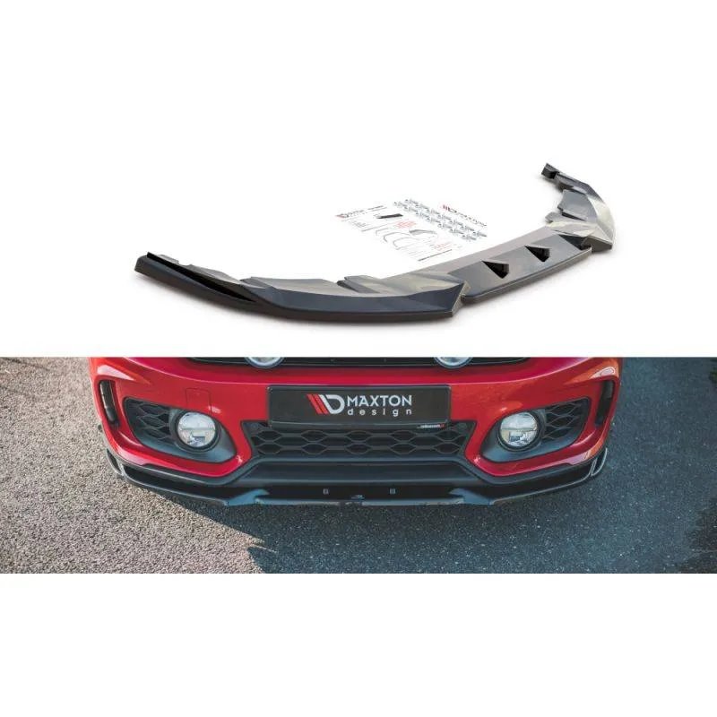 Maxton - Lame Du Pare-Chocs Avant V.1 Mini Countryman Mk2 F60 JCW Noir Brillant