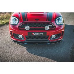 Maxton - Lame Du Pare-Chocs Avant V.1 Mini Countryman Mk2 F60 JCW Noir Brillant