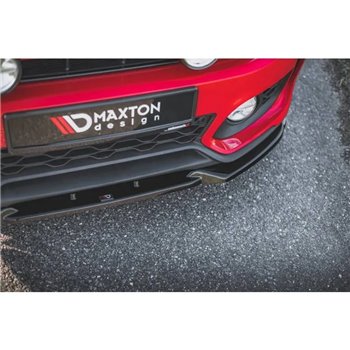 Maxton - Lame Du Pare-Chocs Avant V.1 Mini Countryman Mk2 F60 JCW Noir Brillant