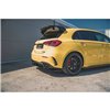 Maxton - Lames De Pare-Chocs Arrière Latérales Mercedes-AMG A 45 S Aero Pack W177 Noir Brillant