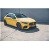 Maxton - Lame Du Pare-Chocs Avant V.1 Mercedes-AMG A 45 S Aero Pack W177 Noir Brillant
