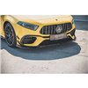 Maxton - Lame Du Pare-Chocs Avant V.1 Mercedes-AMG A 45 S Aero Pack W177 Noir Brillant