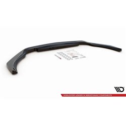 Maxton - Lame Du Pare-Chocs Avant V.1 Mercedes-AMG A 45 S Aero Pack W177 Noir Brillant