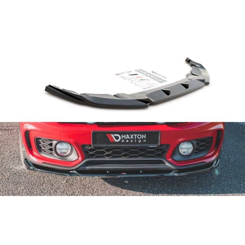 Maxton - Lame Du Pare-Chocs Avant V.2 Mini Countryman Mk2 F60 JCW Noir Brillant