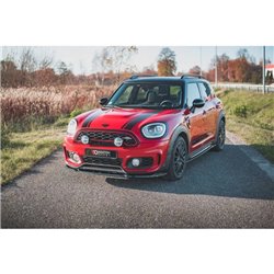 Maxton - Lame Du Pare-Chocs Avant V.2 Mini Countryman Mk2 F60 JCW Noir Brillant