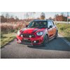 Maxton - Lame Du Pare-Chocs Avant V.2 Mini Countryman Mk2 F60 JCW Noir Brillant