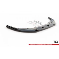 Maxton - Lame Du Pare-Chocs Avant V.2 Mini Countryman Mk2 F60 JCW Noir Brillant