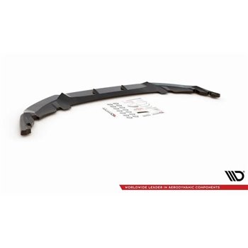 Maxton - Lame Du Pare-Chocs Avant V.2 Mini Countryman Mk2 F60 JCW Noir Brillant
