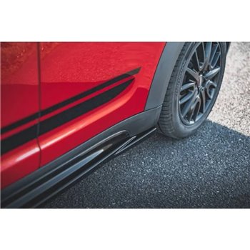 Maxton - Rajouts Des Bas De Caisse Mini Countryman Mk2 F60 JCW Noir Brillant