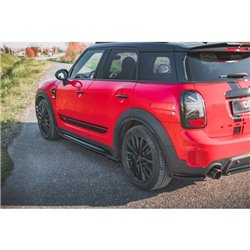 Maxton - Rajouts Des Bas De Caisse Mini Countryman Mk2 F60 JCW Noir Brillant