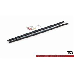 Maxton - Rajouts Des Bas De Caisse Mini Countryman Mk2 F60 JCW Noir Brillant