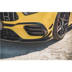 Maxton - Lame Du Pare-Chocs Avant V.2 Mercedes-AMG A 45 S Aero Pack W177 Noir Brillant