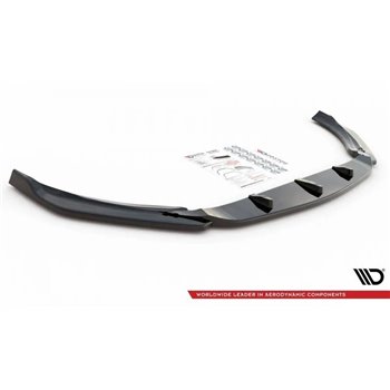 Maxton - Lame Du Pare-Chocs Avant V.2 Mercedes-AMG A 45 S Aero Pack W177 Noir Brillant