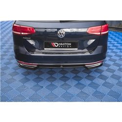 Maxton - Arriere Lame Volkswagen Passat B8 Noir Brillant