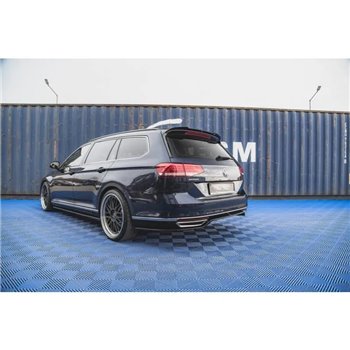 Maxton - Arriere Lame Volkswagen Passat B8 Noir Brillant
