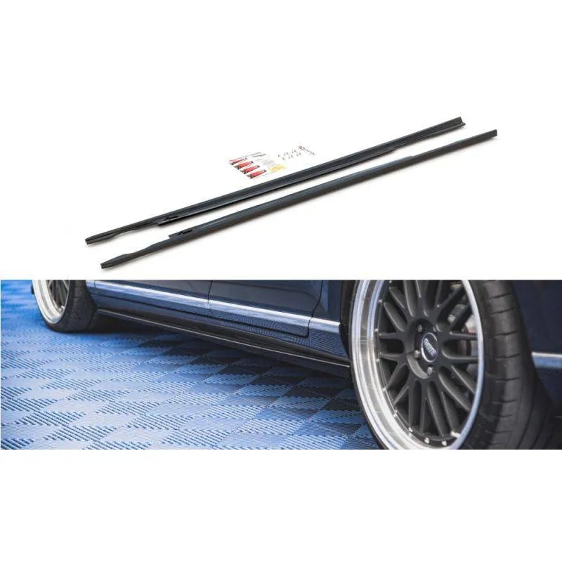 Maxton - Rajouts Des Bas De Caisse Volkswagen Passat B8 Noir Brillant