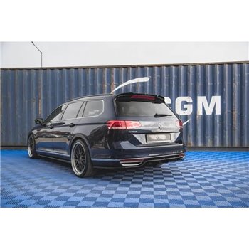 Maxton - Arriere Lame (avec une barre verticale) Volkswagen Passat B8 Noir Brillant