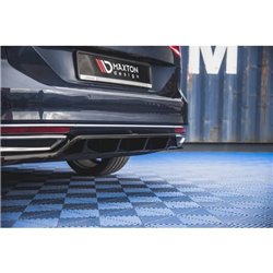 Maxton - Arriere Lame (avec une barre verticale) Volkswagen Passat B8 Noir Brillant