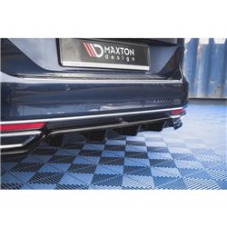 Maxton - Arriere Lame (avec une barre verticale) Volkswagen Passat B8 Noir Brillant