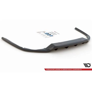 Maxton - Arriere Lame (avec une barre verticale) Volkswagen Passat B8 Noir Brillant