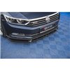 Maxton - Lame Du Pare-Chocs Avant V.2 Volkswagen Passat B8 Noir Brillant
