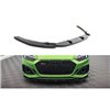 Maxton - Lame Du Pare-Chocs Avant V.2 Audi RS5 F5 Facelift Noir Brillant