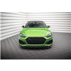 Maxton - Lame Du Pare-Chocs Avant V.3 Audi RS5 F5 Facelift Noir Brillant