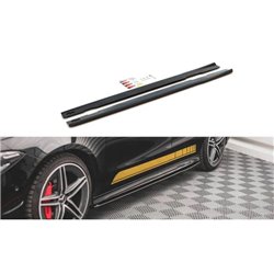 Maxton - Rajouts Des Bas De Caisse Mercedes-AMG CLA 35 / 45 C118 Noir Brillant
