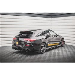 Maxton - Rajouts Des Bas De Caisse Mercedes-AMG CLA 35 / 45 C118 Noir Brillant