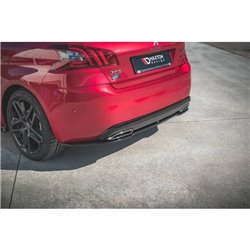 Maxton - Arriere Lame Peugeot 308 GT Mk2 Facelift Noir Brillant