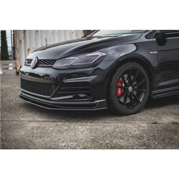 Maxton - Street Pro Lame Du Pare-Chocs Avant / Lame VW Golf 7 GTI TCR Rouge