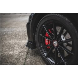 Maxton - Street Pro Lame Du Pare-Chocs Avant / Lame VW Golf 7 GTI TCR Rouge