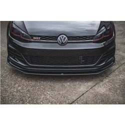 Maxton - Street Pro Lame Du Pare-Chocs Avant / Lame VW Golf 7 GTI TCR Rouge