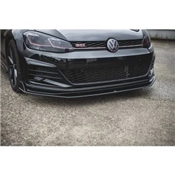 Maxton - Street Pro Lame Du Pare-Chocs Avant / Lame VW Golf 7 GTI TCR Rouge