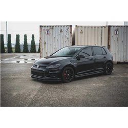 Maxton - Street Pro Lame Du Pare-Chocs Avant / Lame VW Golf 7 GTI TCR Rouge