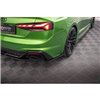 Maxton - Lames De Pare-Chocs Arrière Latérales Audi RS5 F5 Facelift Noir Brillant