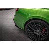 Maxton - Lames De Pare-Chocs Arrière Latérales Audi RS5 F5 Facelift Noir Brillant