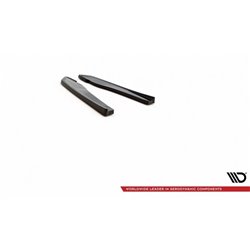 Maxton - Lames De Pare-Chocs Arrière Latérales Audi RS5 F5 Facelift Noir Brillant