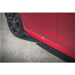 Maxton - Rajouts Des Bas De Caisse Peugeot 308 GT Mk2 Facelift Noir Brillant