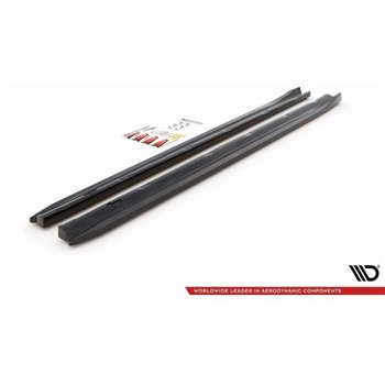 Maxton - Rajouts Des Bas De Caisse Peugeot 308 GT Mk2 Facelift Noir Brillant