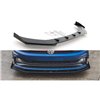 Maxton - Street Pro Lame Du Pare-Chocs Avant Volkswagen Polo GTI Mk6 Noir-Rouge + Rabats Brillant