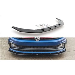 Maxton - Street Pro Lame Du Pare-Chocs Avant Volkswagen Polo GTI Mk6 Noir