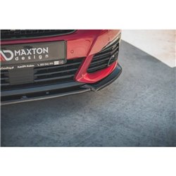 Maxton - Lame Du Pare-Chocs Avant V.1 Peugeot 308 GT Mk2 Facelift Noir Brillant