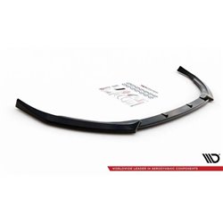 Maxton - Lame Du Pare-Chocs Avant V.1 Peugeot 308 GT Mk2 Facelift Noir Brillant