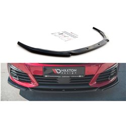 Maxton - Lame Du Pare-Chocs Avant V.2 Peugeot 308 GT Mk2 Facelift Noir Brillant