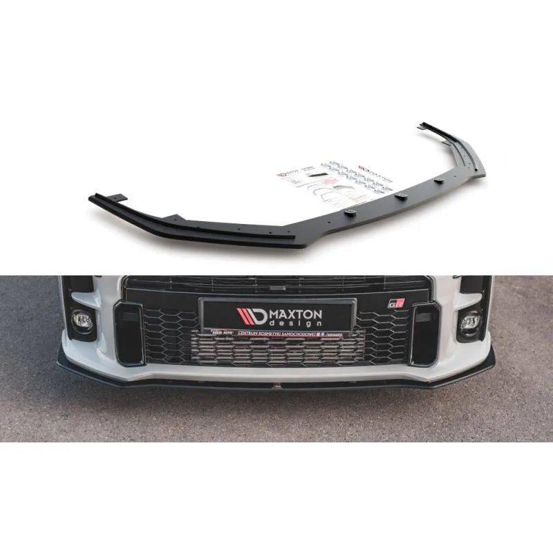 Maxton - Street Pro Lame Du Pare-Chocs Avant Toyota GR Yaris Mk4 Noir