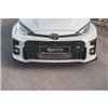 Maxton - Street Pro Lame Du Pare-Chocs Avant Toyota GR Yaris Mk4 Noir-Rouge