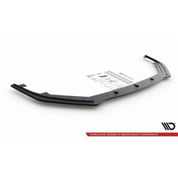 Maxton - Street Pro Lame Du Pare-Chocs Avant Toyota GR Yaris Mk4 Noir-Rouge